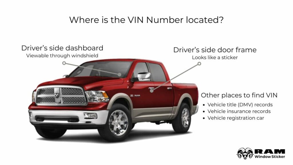 Toyota VIN location